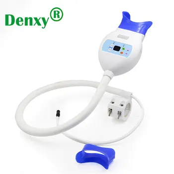 Denxy 1 шт. Светодиодный аппарат для отбеливания зубов Стоматологический 8 Светодиодный Набор для отбеливания холодным светом с дисплеем времени Установка на настольный стул