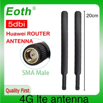 Eoth 1 2pcs 4G lte антенна 5dbi SMA штекерный разъем antenne для маршрутизатора huawei внешний ретранслятор беспроводной модем antene