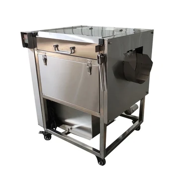 Высокоскоростная линия по производству роликовых стиральных машин для фруктов и овощей, коммерческая машина для очистки и пилинга 