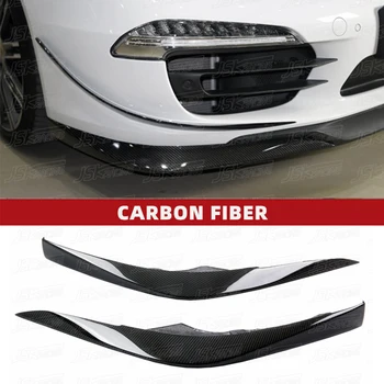 Губа Переднего бампера из сухого Углеродного волокна для Porsche Carrera 911 991 2012-2015