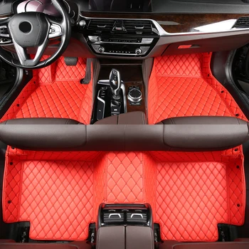 YOTONWAN, изготовленный на заказ автомобильный коврик для BMW F01 7 серии 2008-2015 года, Детали интерьера, Автомобильные Аксессуары, Коврики для багажника