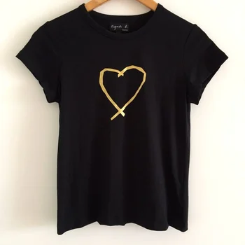 Женская футболка Love, Повседневные Женские Топы Из Хлопка с принтом и короткими рукавами