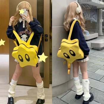 Рюкзак Big Eyes Star, Корейская пикантная девушка Y2K, Милая модная сумка, студенческий школьный рюкзак, Женский Кавайный Водонепроницаемый Детский рюкзак для путешествий