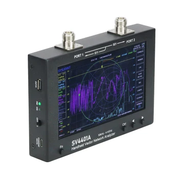 SV4401A Анализатор VNA 50 кГц-4,4 ГГц Векторный сетевой анализатор с динамикой 100 дБ Международной версии