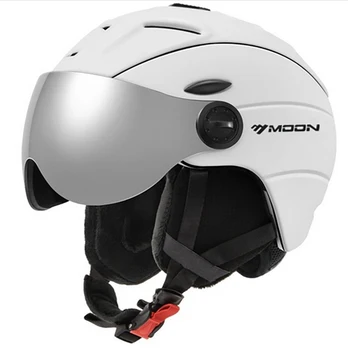Лыжный шлем MOON Snow с очками, Размер 53-63 см