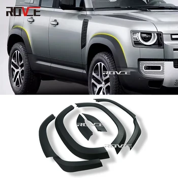 ROVCE Для Land Rover Defender 90110 2020-2021 Защитная Наклейка для бровей На Колесную арку Комплект Защиты От царапин Для бровей