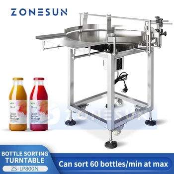 Машина для вскрытия бутылок ZONESUN ZS-LP800N, Автоматический высокоскоростной разборщик пластиковых бутылок из ПЭТ Для производственной линии упаковки