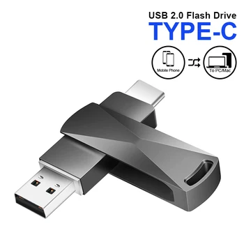 Новый 2,0 USB флэш-накопитель 64 ГБ Флеш-накопитель 2,0 Высокоскоростной 128 ГБ Лучший подарок Специальная USB-карта памяти Водонепроницаемая флешка флэш-U-диск