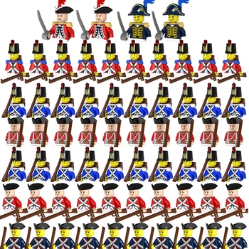 Губернатор Военной империи Фигурки солдат Военно-морского флота Строительные блоки WW2 Британские Немецкие Американские Собранные Детские развивающие игрушки для мальчиков
