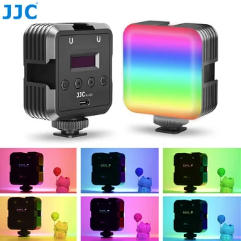 JJC RGB Светодиодный светильник RGB Video Lights Перезаряжаемый 2000 мАч CRI 95 + 2500-8500K светодиодный Панельный Светильник с Магнитом для Youtube Tiktok Vlog