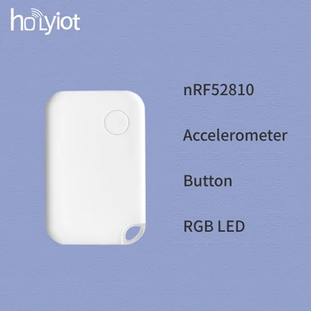 Holyiot nRF52810 метка-маяк акселерометр LIS2DH12 датчик Bluetooth 5.0 Модуль с низким энергопотреблением eddystone ibeacon