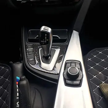 Наклейка на Панель Переключения передач из Углеродного волокна для BMW 3 серии F30 2013-2018 GT F34 2013-2017