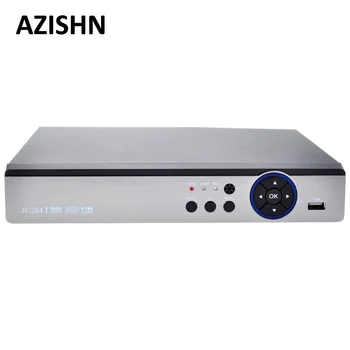 AZISHN FULL HD 8CH AHD 4M/Гибридный сетевой видеорегистратор 4M 8CH AHD DVR VGA HDMI UTC XVR RS485 P2P для AHD/TVI/CVI/CVBS/IP 5 в 1