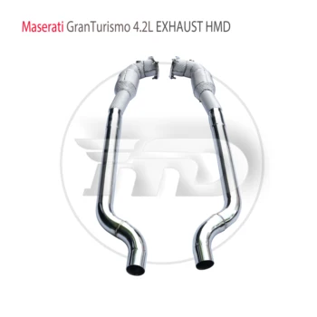 Выпускная система HMD Высокопроизводительный Водосточный Патрубок для Maserati Grantismo 4,2 Л Автомобильные Аксессуары С Каталитическим Нейтрализатором