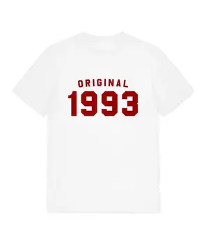 Sugarbaby Оригинальная Футболка 1993 года, Подарок на 25-й день рождения, Футболка с коротким рукавом 1993, футболка Высокого качества, Повседневные Топы, Тройник, Прямая поставка