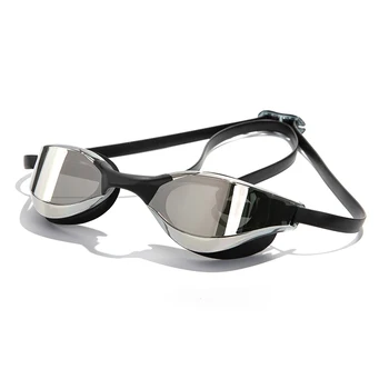 Мы-ФАНАТЫ, Профессиональное водонепроницаемое покрытие, Прозрачные двойные противотуманные Очки для плавания, Защита от ультрафиолета, Мужские Женские очки, очки для плавания с чехлом