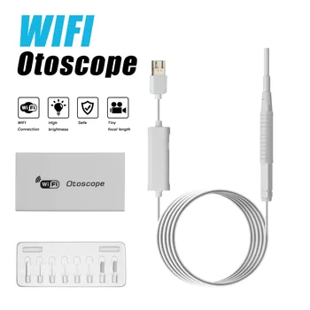 Wi-Fi Эндоскопическая камера 3,9 мм, Мини-Визуальная Ложка для чистки ушей, Отоскоп, Медицинский Эндоскоп для носа Для Android Iphone, Здравоохранение