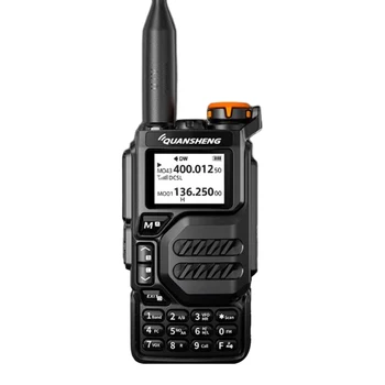 Портативная рация Quansheng UHF VHF UV-K5 50-600 МГц Air Band DTMF Скремблер Type C Зарядное Устройство Беспроводная Частотная Копия NOAA FM-радио