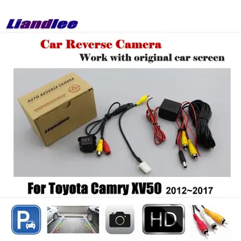 Для Toyota Camry XV50 2012 2013 2014-2017 Автомобильная Камера заднего вида HD CCD Задняя Парковочная камера NTSC PAL RCA AUX Автоаксессуары