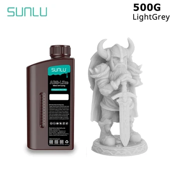 SUNLU АБС-подобная Смола 0,5 кг 405 нм ЖК-принтер УФ-Отверждения Фотополимерная Жидкость Может Просверлить Обработанную Внутреннюю Резьбу Высокой Твердости
