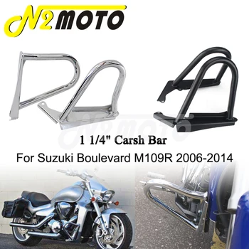Для Suzuki Boulevard M109R 2006-2014, Мотоциклетная дорожная защита, защита двигателя, стальные защитные бамперы