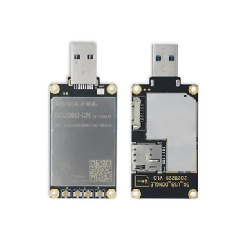Плата коммутатора модуля Quectel небольшого размера 5G USB3.0 без ключа RG200U-CN 5G обеспечивает последовательную связь