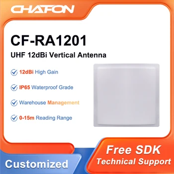 Линейная УВЧ-антенна CHAFON CF-RA1201 RFID 865 ~ 928 МГц 12 м 12dbi с N-гнездовым разъемом, используемая для управления парковкой и складом