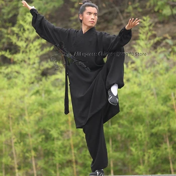 Сшитый на заказ Халат даосского монаха Удан 25 цветов, Униформа тайцзи, Одежда для китайского кунг-фу, костюм для боевых искусств, куртка и брюки