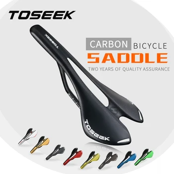 TOSEEK Полностью углеродное волокно седло велосипеда Дорожный горный велосипед седло 7*9 мм карбоновый рельс 8 цветов