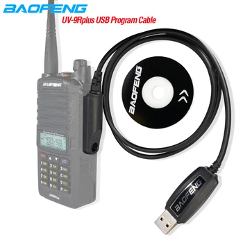 Оригинальный Baofeng UV-9R Plus Водонепроницаемый USB Кабель Для Программирования, компакт-диск с драйверами Для BaoFeng BF-9700 A58 UV9R 9rhp, Водонепроницаемая Портативная рация