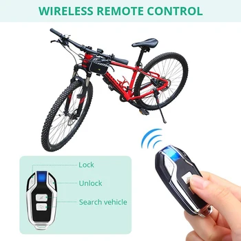беспроводной пульт дистанционного управления, совместимый с Bluetooth, для велосипеда, мотоцикла, Умный Электронный замок, Пылезащитная система блокировки охранной сигнализации