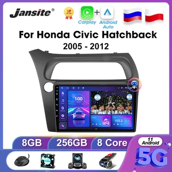 Jansite 2 Din Android 11,0 Автомобильный Радиоприемник Для Honda Civic Хэтчбек 2006-2011 Carplay Мультимедийный Плеер Автомобильный Аудио Стерео RDS DSP Wifi