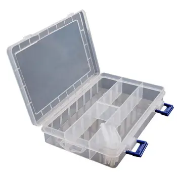 Переносная съемная многосеточная Пластиковая Прозрачная коробка для хранения рыболовных снастей, Коробка для хранения рыболовных снастей, Коробка для хранения рыболовных снастей, Стора