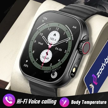 2023 Новые умные часы Для Мужчин И Женщин, Умные часы с NFC, Голосовой вызов, Водонепроницаемые Спортивные Беспроводные часы Charing для Apple