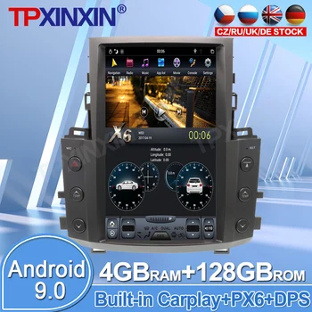 Android 10 4G + 128G DSP Carplay Для Lexus LX570 2007-2015 Автомобильный интернет-провайдер с Сенсорным экраном, Мультимедийный Радиоплеер, GPS Навигационная Система