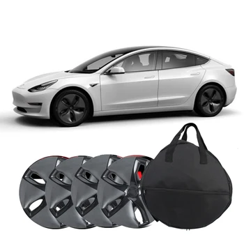 Сумка для хранения из ткани Оксфорд, чехол для колес, сумка для переноски, защитный чехол для колес, сумка для хранения Tesla Model 3