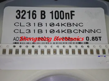 100ШТ 1206 104 К 50 В 100 НФ 0,1 МКФ 50 В 1206 X7R 10% SMD конденсаторы