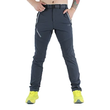 Мужские уличные водонепроницаемые дышащие эластичные походные треккинговые брюки, мужские весенне-осенние быстросохнущие тонкие альпинистские походные брюки