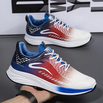 Летняя новая мужская обувь Трендовая спортивная обувь для мужчин Дышащие Кроссовки Для бега Мужские Теннисные Повседневные Сетчатые кроссовки