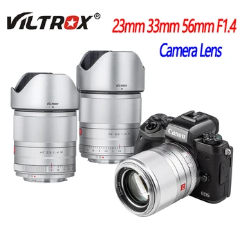 Viltrox 23 мм 33 мм 56 мм F1.4 Автофокус Портретный Широкоугольный Объектив APS-C Объектив камеры Для Canon EOS M Камера M5 M6 M100 M200 M50