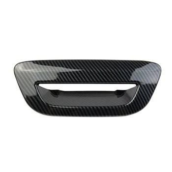 Для Chrysler Pacifica 2022 + Карбоновое волокно, задняя крышка Багажника, дверная ручка, Декоративная отделка крышки