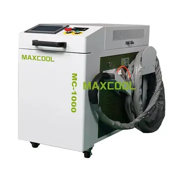 Волоконный лазерный очиститель Maxcool Популярный генератор Max 1000 Вт 1500 Вт 2000 Вт Машина для удаления ржавчины и краски Волоконное портативное лазерное оборудование
