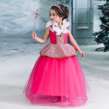 Костюм Звездной принцессы для Косплея, Детское Длинное платье для маленькой девочки 4, 6, 12 Лет, Детский халат, Карнавальная вечеринка, подарок на День Рождения, Необычное платье