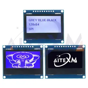 12864 SPI ЖК-модуль 128X64 SPI ST7567A COG Графический Экран Дисплея Плата LCM Панель 128x64 Матричный экран для Arduino 3,3 В-5 В