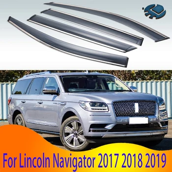 Для Lincoln Navigator 2017 2018 2019 2020 2021 2022, Пластиковые Автомобильные Козырьки для окон, Солнцезащитный козырек От Дождя, Аксессуары Cove, 4 шт.
