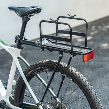 ROCKBROS 601-12 Велосипедная Съемная Быстроразъемная задняя стойка для Велосипеда Из высокопрочного алюминиевого сплава, держатель для велосипеда MTB, багажник