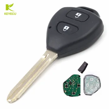 KEYECU АБСОЛЮТНО НОВЫЙ Дистанционный ключ (Tokai) 2 кнопки 433 МГц для Toyota 2006-2011 HILUX VIGO с чипом 4D67 MDL B41TA/MDLG01TA/MDL B42TA