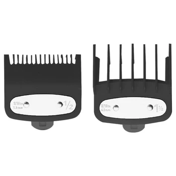 2 шт., ограничитель для стрижки волос, направляющая для гребня размером 1,5 мм/4,5 мм, замена парикмахерской для Wahl