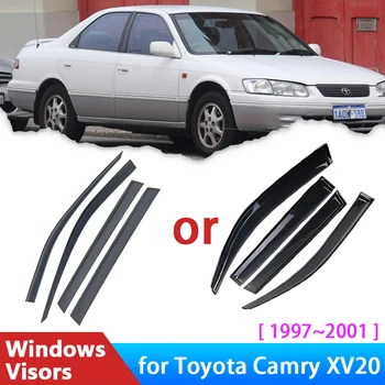 Дефлекторы для Toyota Camry XV20 20 Vienta 1998 Daihatsu Altis 1997 ~ 2001 Аксессуары Боковые Стекла Автомобиля, Козырьки От Дождя, Защита для Бровей