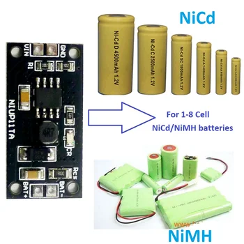 50X NIUP11TA 1-8 Ячейка 1,2 В 2,4 В 3,6 В 4,8 В 6 В 7,2 В 8,4 В 9,6 В NiMH NiCd Аккумулятор Специальное Зарядное Устройство Плата модуля зарядки